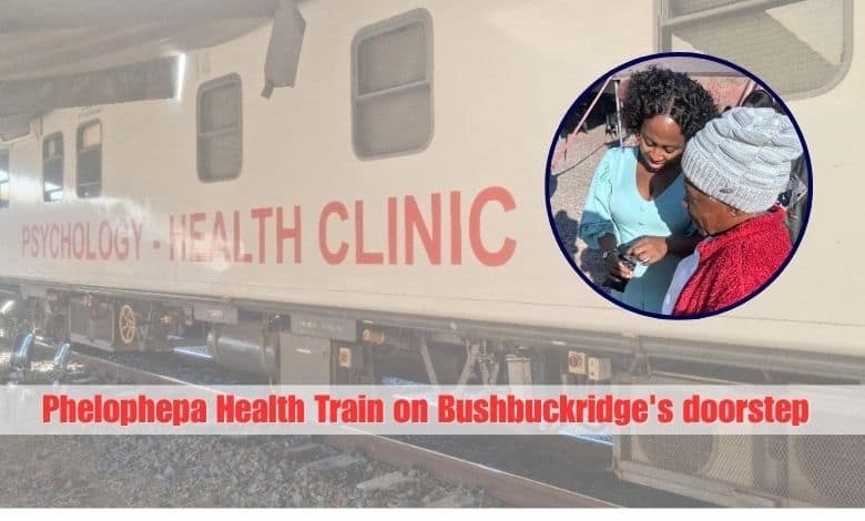 Phelophepa Health Train on Bushbuckridge's doorstep