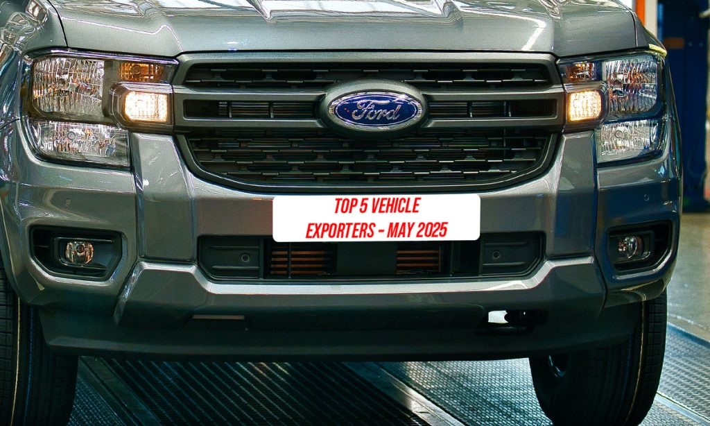 Top 5 vehicle exporters for May 2025