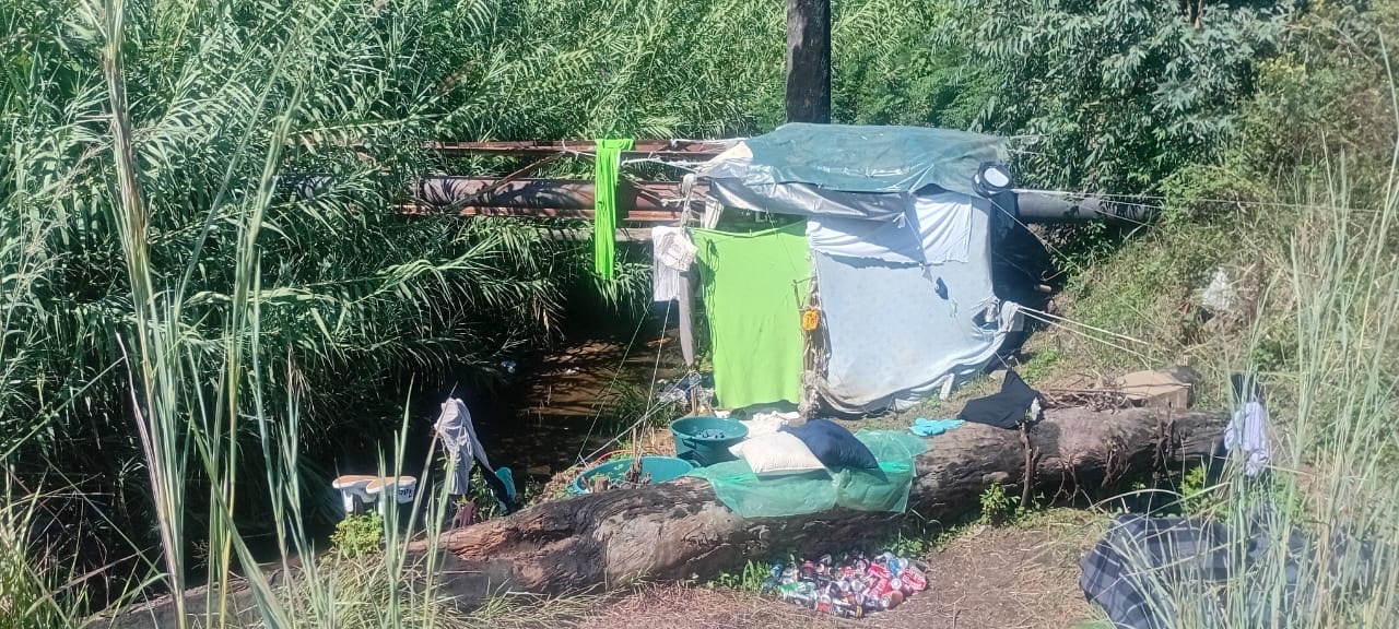 Squatters invade greenbelt area in Heeren Street