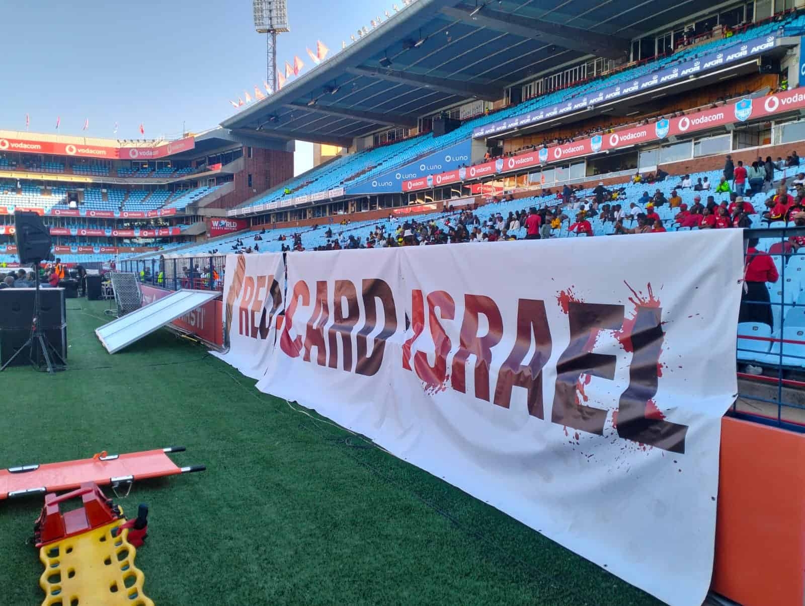Five arrested for damage to property at Loftus Versfeld Stadium