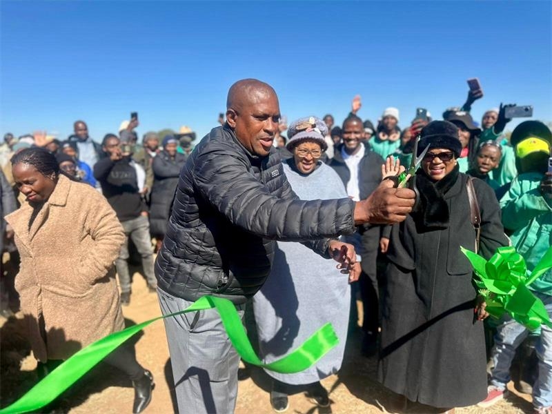 Tribal authority donates land to secure food security and jobs for youth