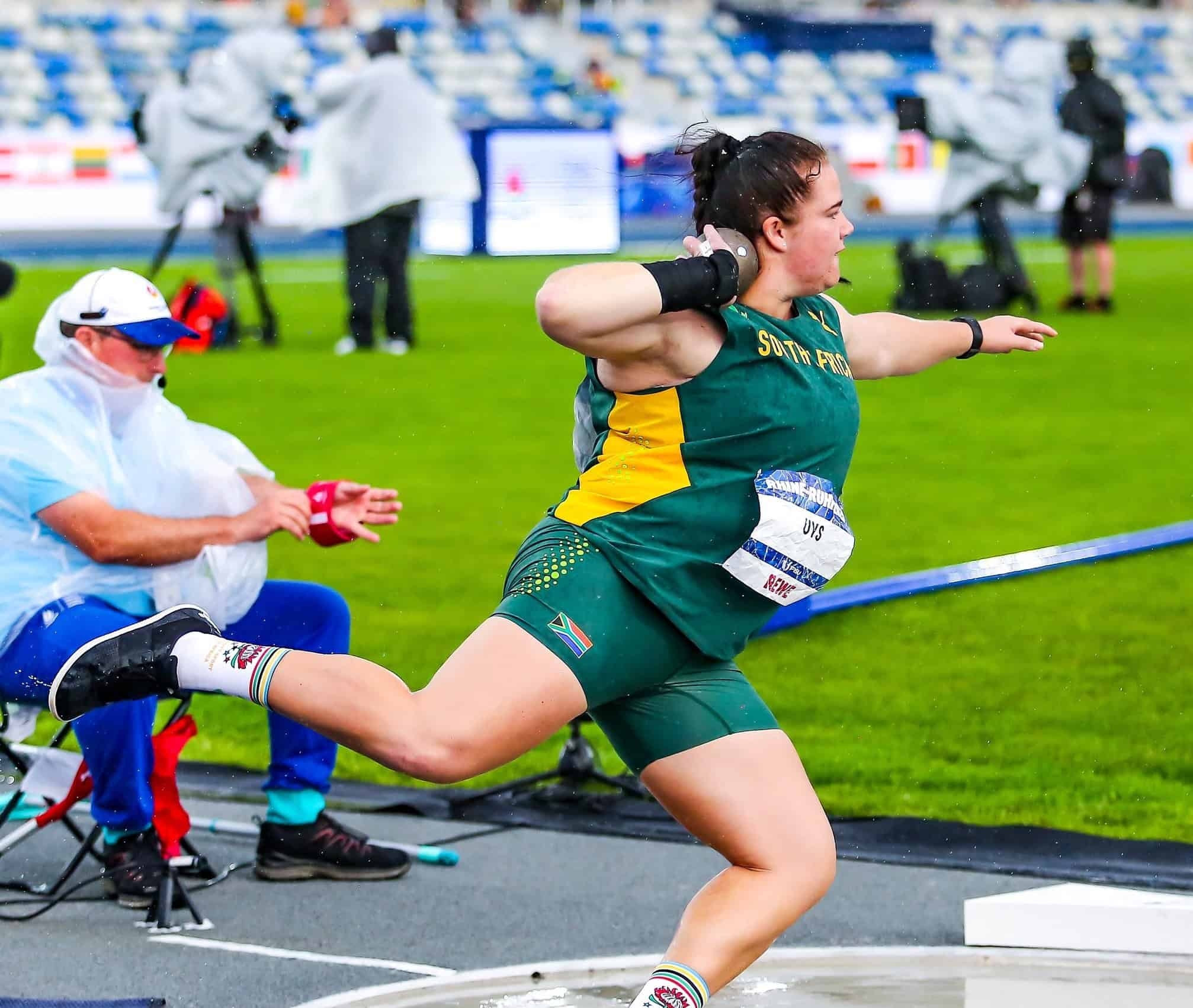 Pretoria medical student wins bronze in the shot-put at the World University Games
