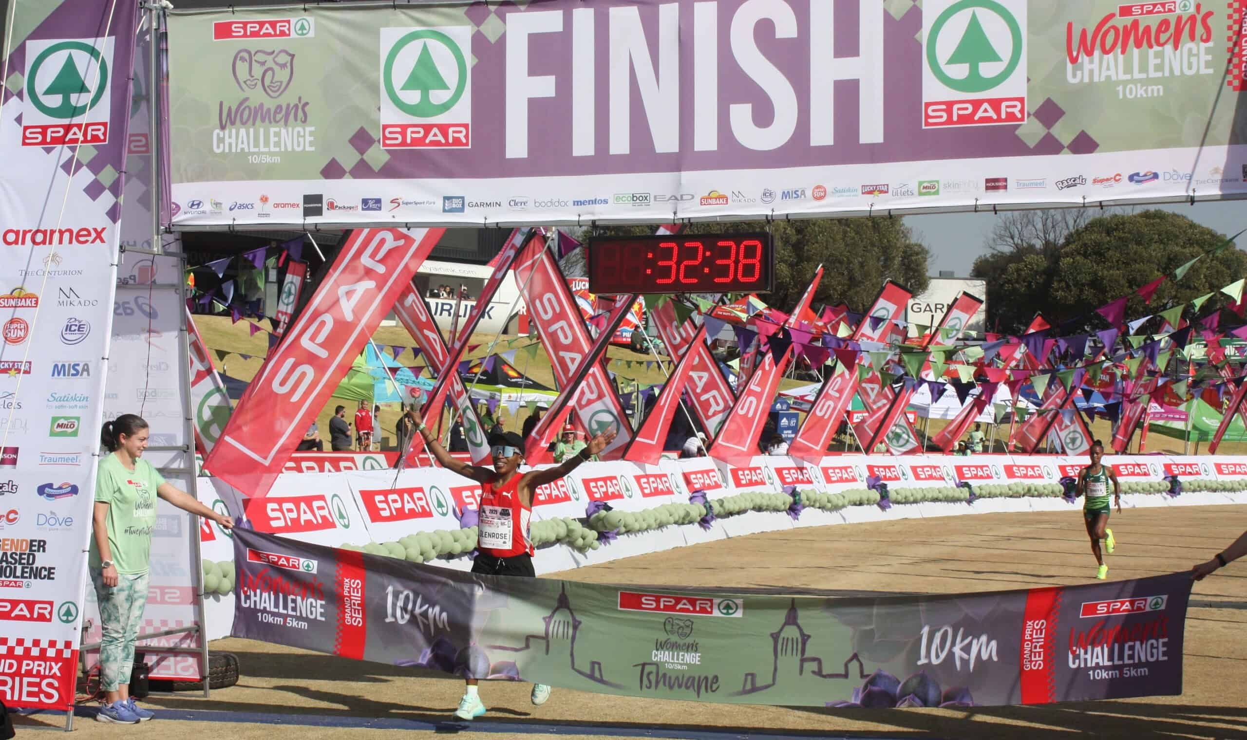 Glenrose Xaba in tough battle with Ethiopian rivals, but does it again in SPAR Women's Challenge Tshwane