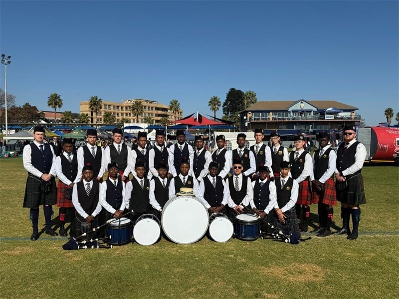 National honours for Pretoria's young pipe band maestros