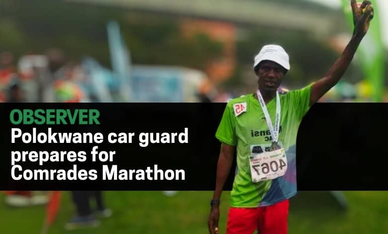 Polokwane car guard prepares for Comrades Marathon