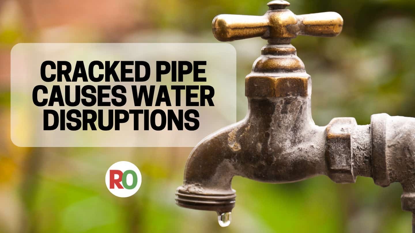 Cracked pipe causes water disruption in parts of Polokwane