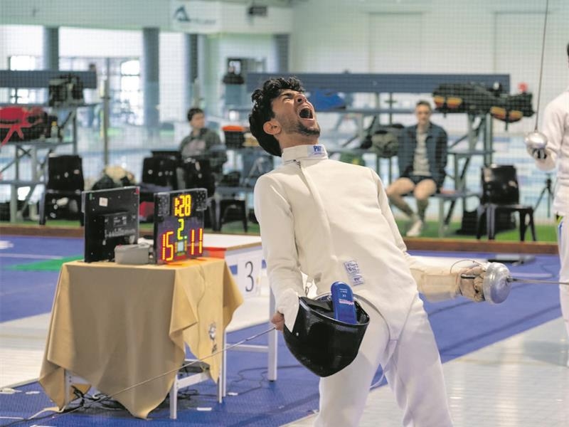 Limpopo's fencing star Rahul van Manen shines on African stage