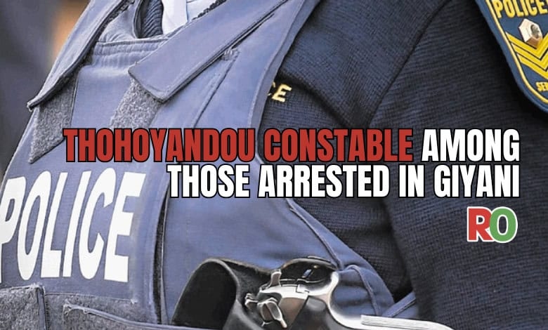 Thohoyandou constable among those arrested in Giyani