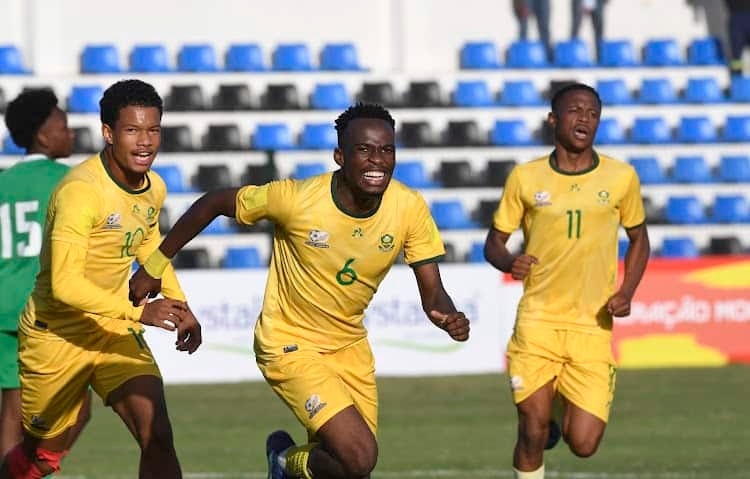 SAFA Sedibeng President in Egypt celebrating Amajita's victory