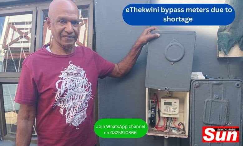 eThekwini bypasses meters due to shortage