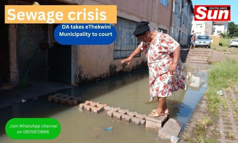 DA takes eThekwini Municipality to High Court over sewage crisis