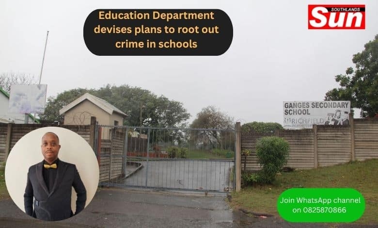 Education Department devises plans to root out crime in schools