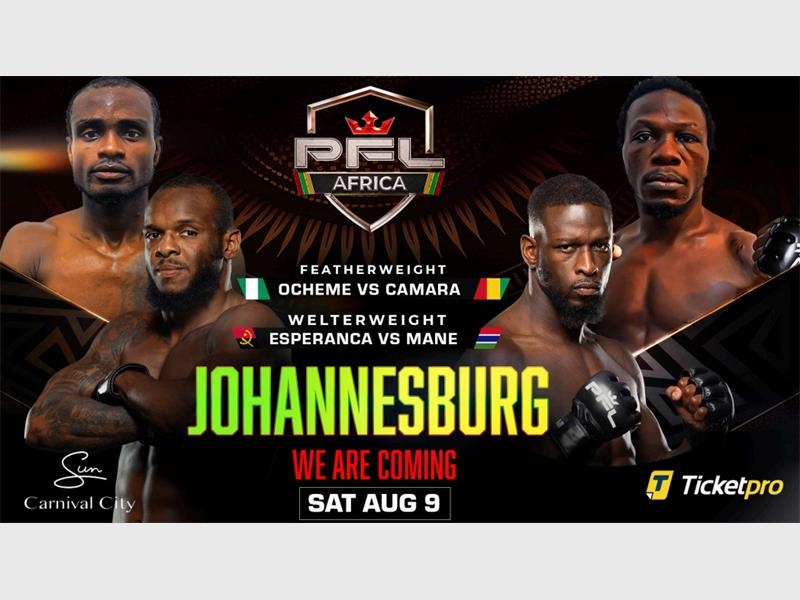 PFL Africa brings MMA action to Carnival City