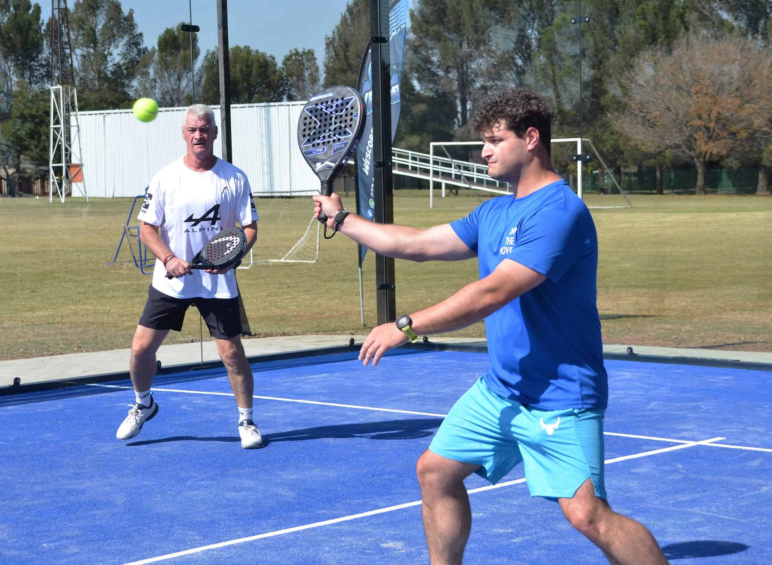 Old Vaaltonians padel court is a hit