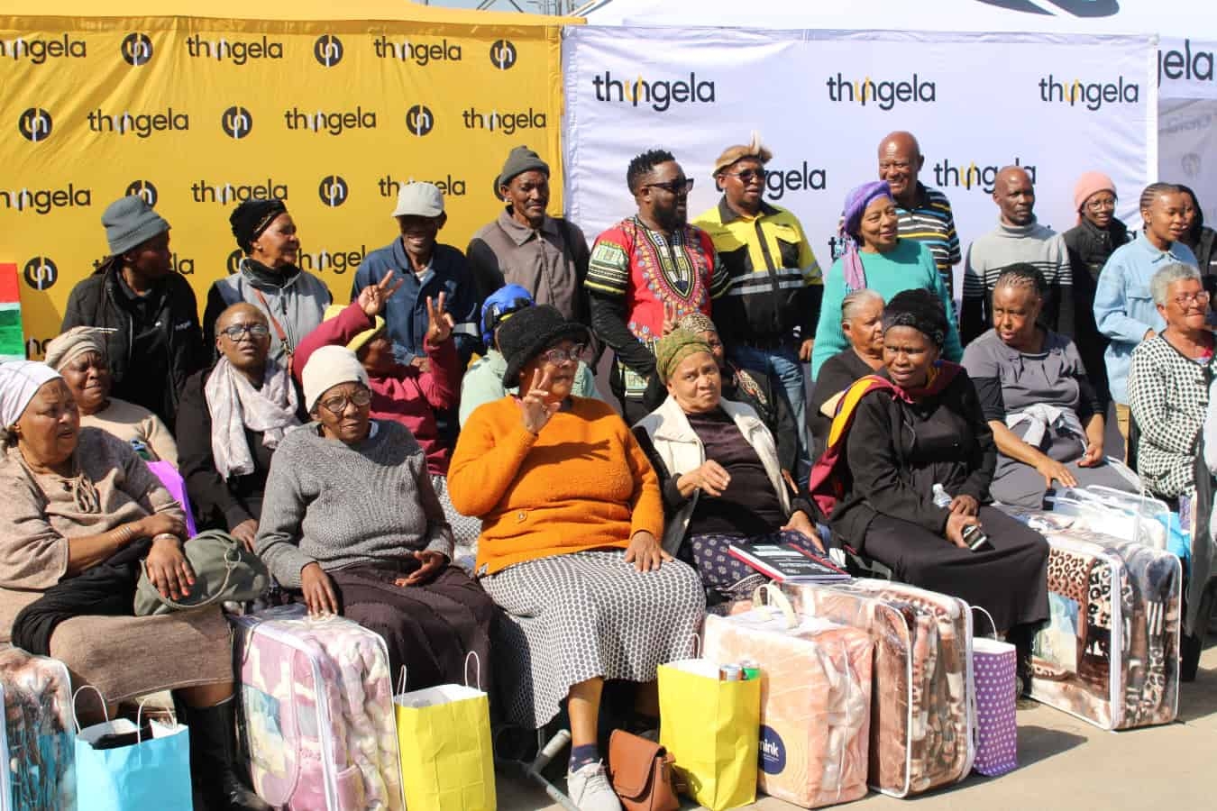 Councillor Mathebula and Thungela wrap elders in warmth for Mandela Day