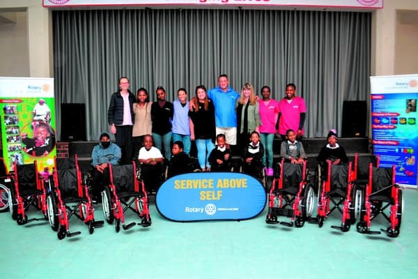 Thuthukani Special School receives wheelchair donation to support disabled pupils