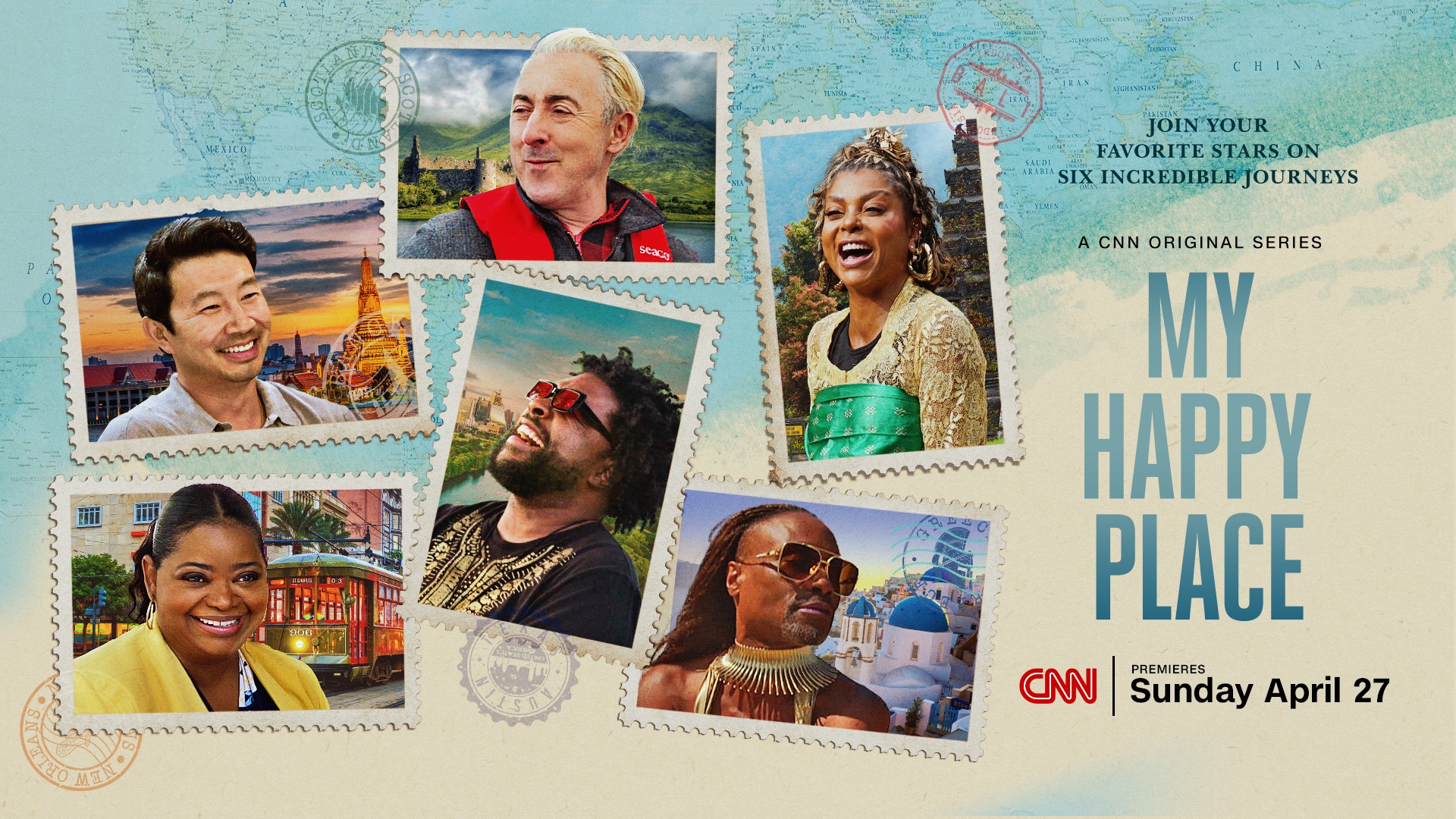 Star-Studded Travel Series My Happy Place to Premiere April 27 on CNN