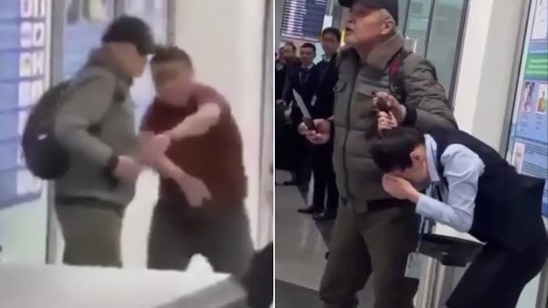 بطل الإنسانية.. مشهد بطولي لرجل يهز مواقع التواصل الاجتماعي