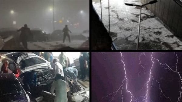 سقوط بلكونات وصراخ، الرعب يسيطر على سكان الإسكندرية والنشطاء يرصدون حالة الفزع (فيديو)