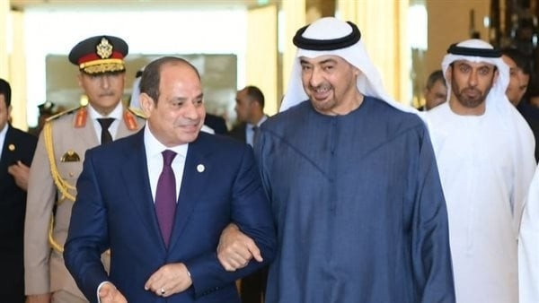حجم الاستثمارات والتبادل التجاري بين مصر والإمارات، السيسي وبن زايد يبحثان تعزيزها