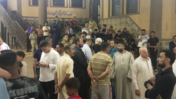 الوداع يا بطل.. أهالي قرية خالد عبد العال يودعونه في الدقهلية.. وشقيقه: كان بيقف جنبنا بأي مشاكل.. وفرح ابنه كان 19 يونيو