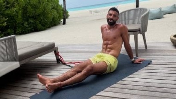 محمد صلاح يستمتع بإجازته الصيفية ويشارك لحظاته مع الجمهور