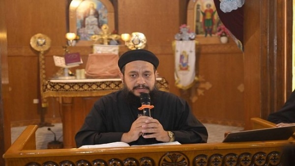 تحت رعاية الأنبا مقار .. دراسة شاملة في إنجيل مرقس الرسول خلال اليوم الثامن من نهضة العذراء بفاقوس