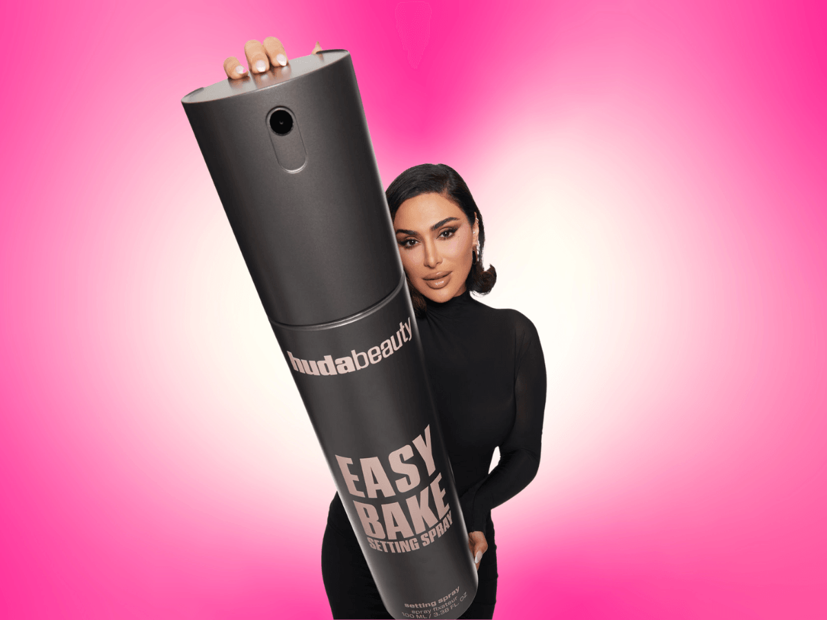 Huda Beauty's Easy Bake Setting Spray is here – and we were front row at the Paris party