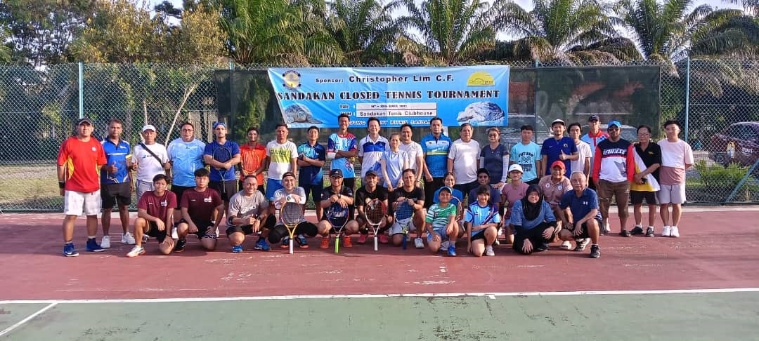 Adrian and Jashnavissri crowned Sandakan tennis champs