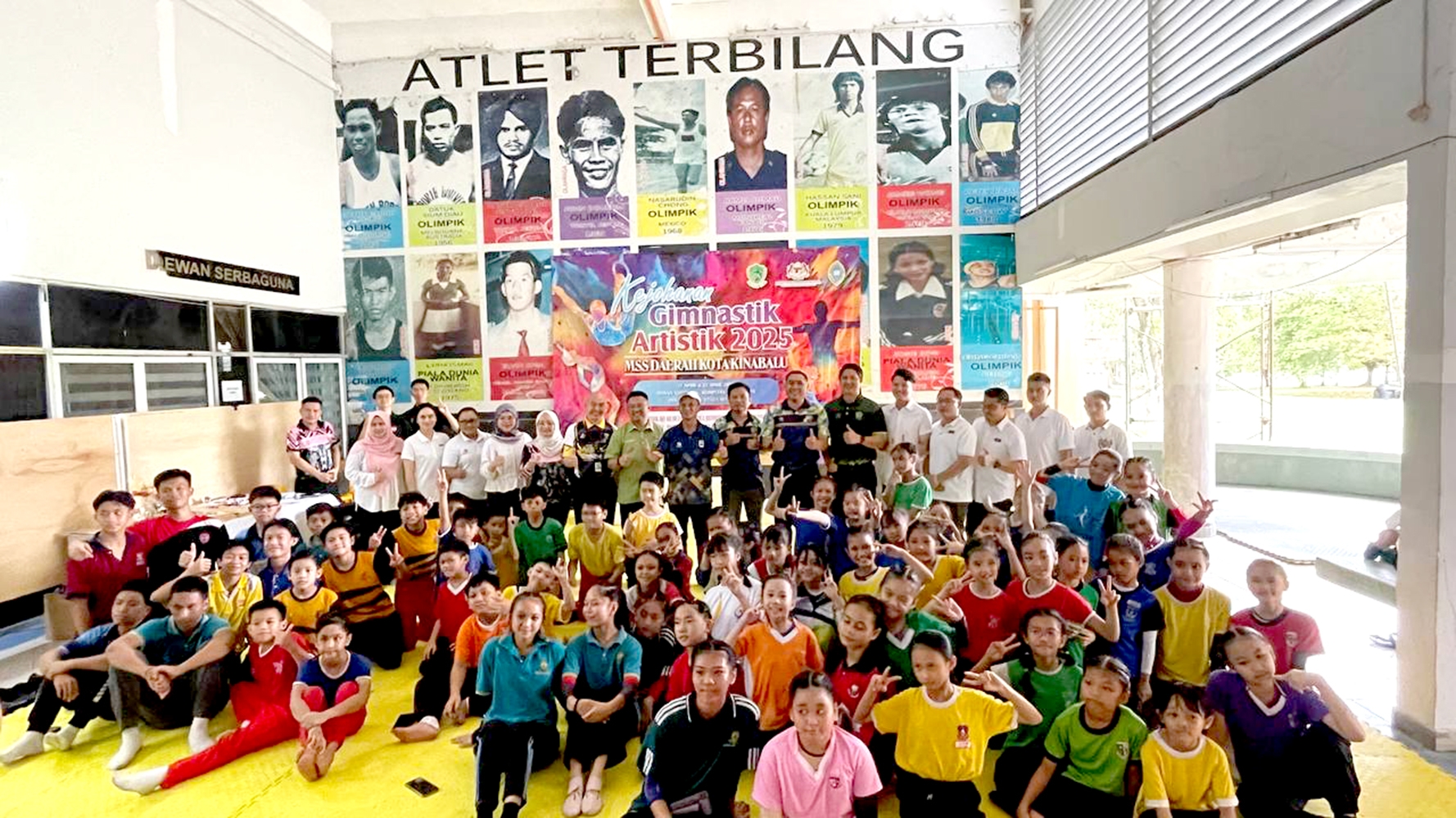Young Kota Kinabalu gymnasts strut their stuff