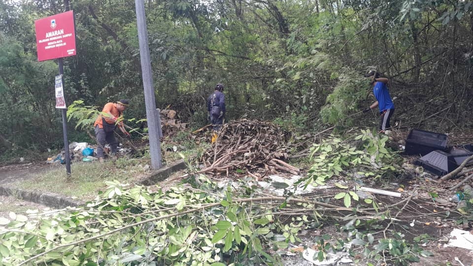 City Hall monitoring illegal garbage dumps in Inanam