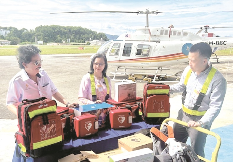 Embassy chips in for flying doctor service