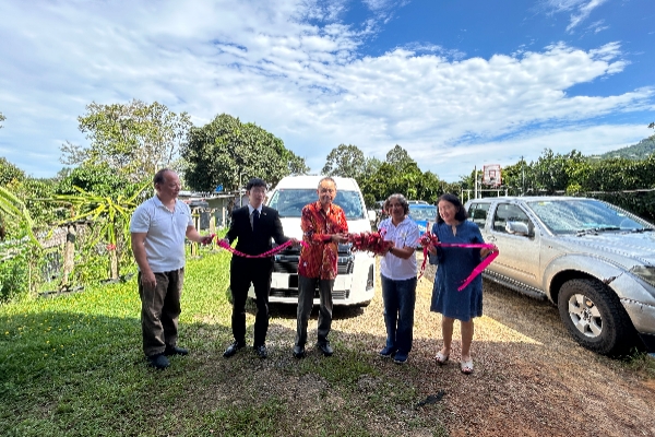 Van gift by Japanese Government