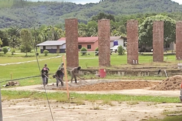 Sipitang folks urge probe on volleyball court renovation