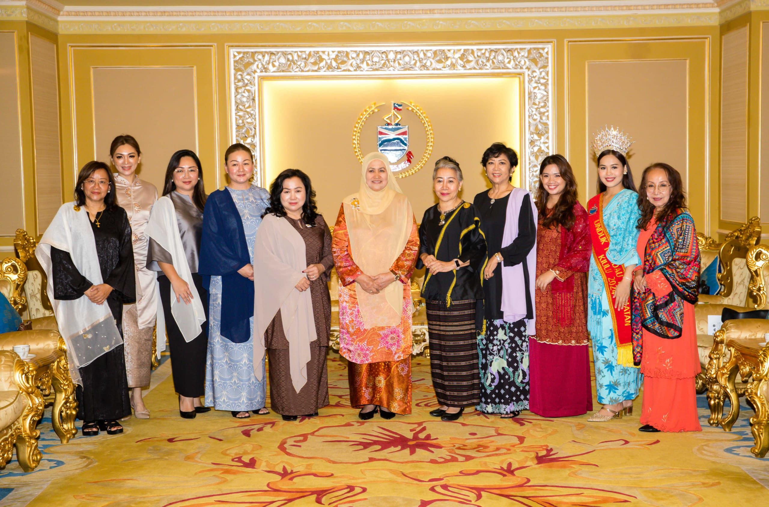 Toh Puan Faridah invited to grace Unduk Ngadau Kaamatan highlights