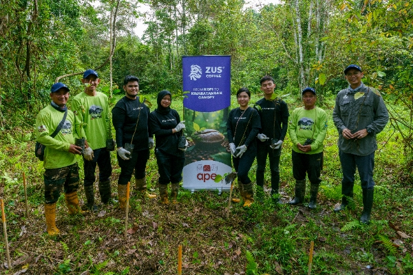 ZUS, Ape to plant 5,000 trees