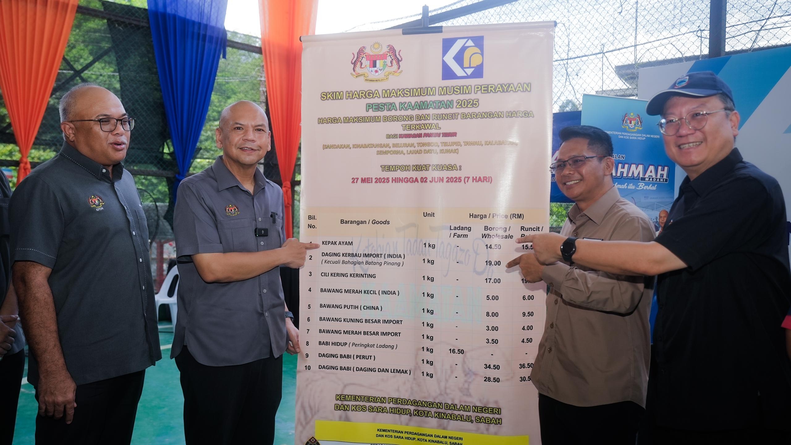 KPDN enforces festive price control for Kaamatan and Gawai