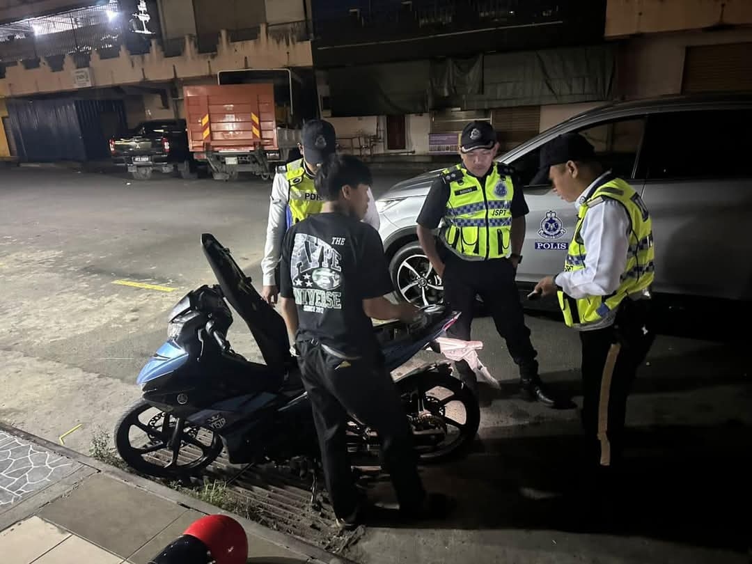 Three motorcycles seized, 12 summons issued in Lahad Datu Street thug crackdown