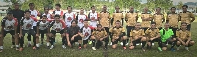 PD TOP Ten FT defeated Bossku FC in friendly football match