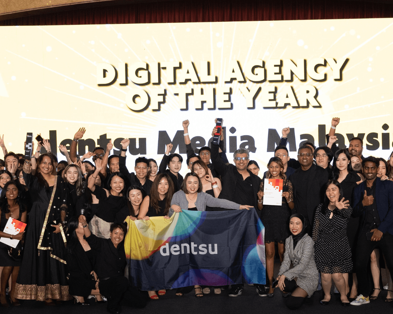 Dentsu Malaysia anointed Digital Agency of the Year at MDA's D Awards 2025 with record 20 wins