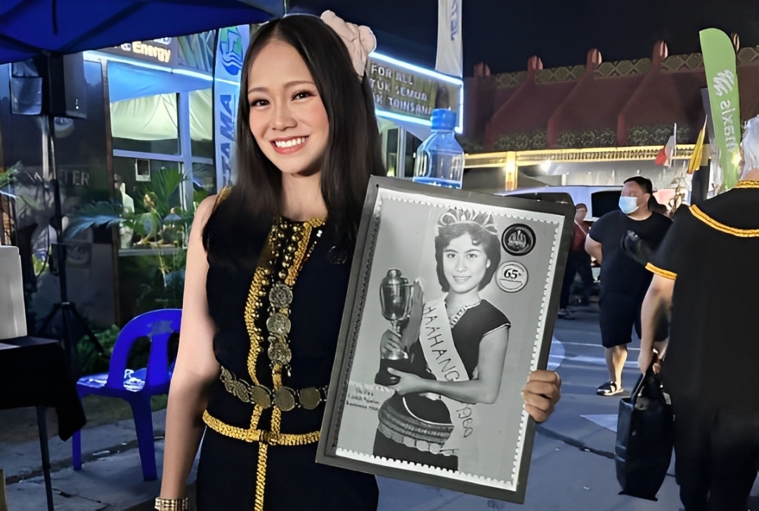 First Unduk Ngadau commemorative stamps