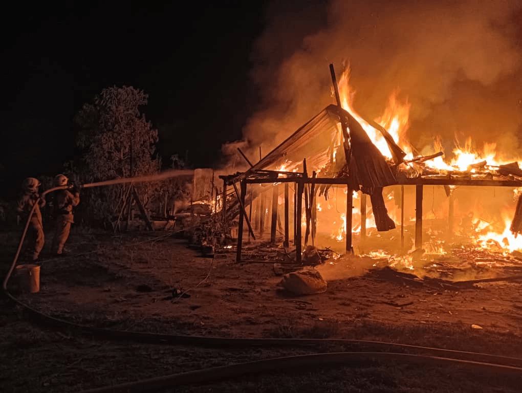 Elderly man injured in Dumpil house fire