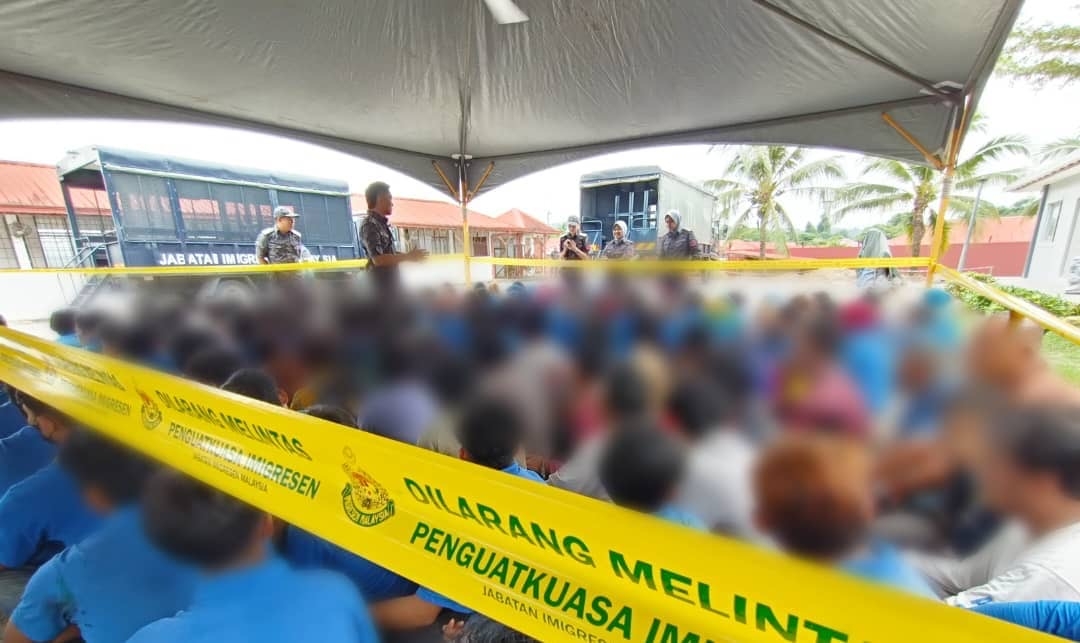 Sandakan crackdown nets 238 illegals