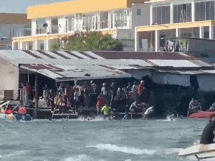Making a splash to escape arrest in Semporna