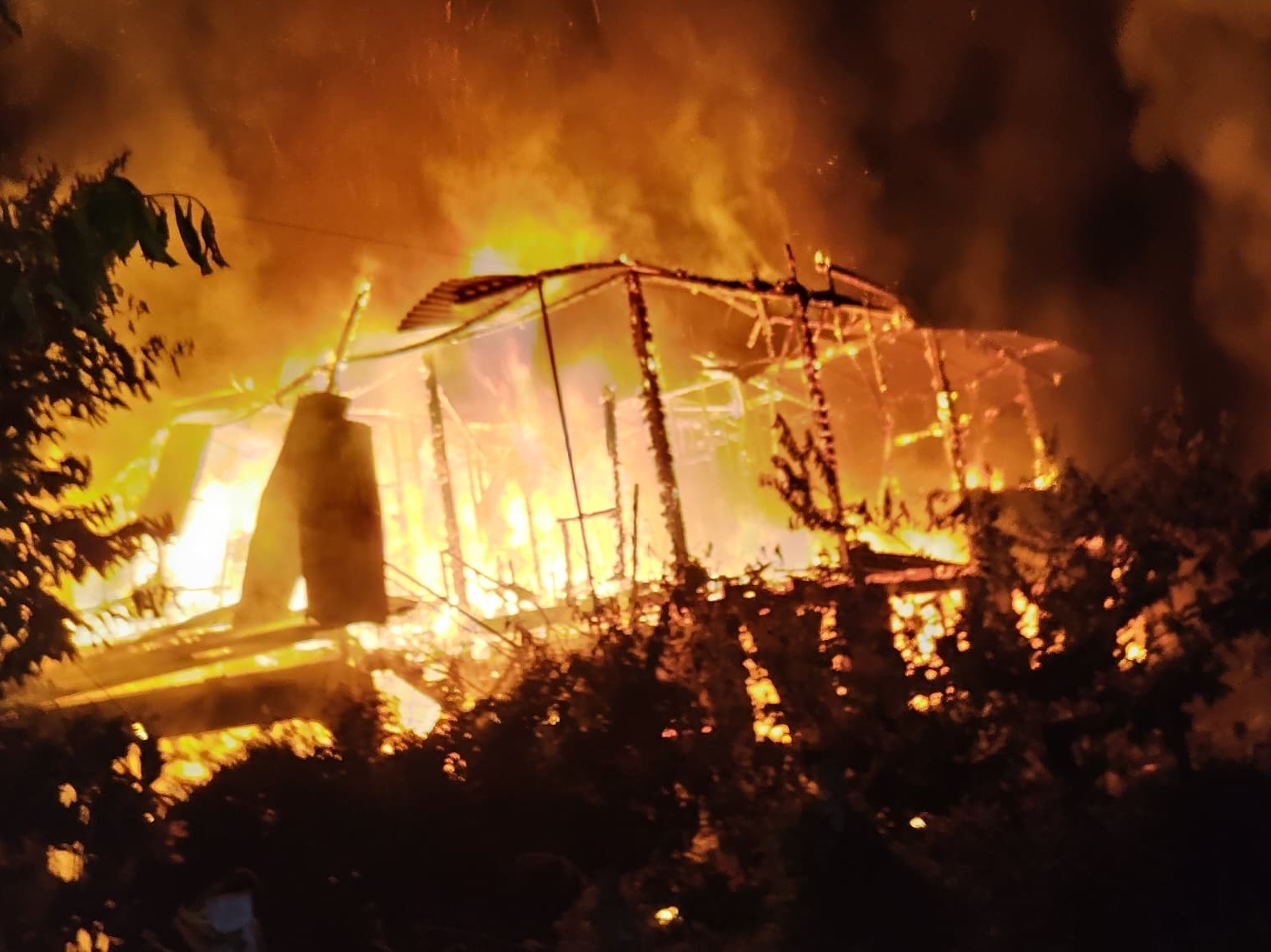 House razed in late-night fire in Kampung Limbahau