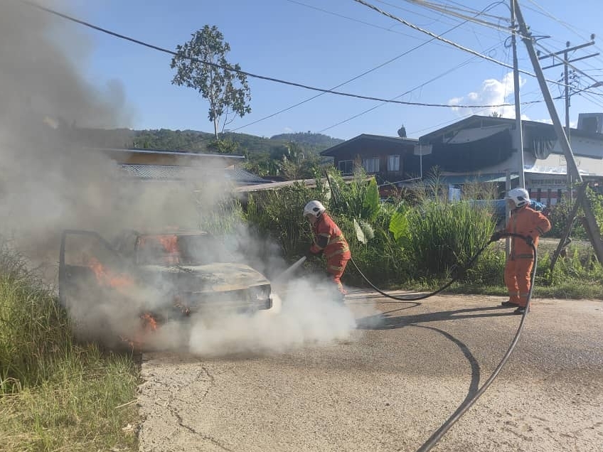 Two Proton Saga cars catch fire in separate incidents