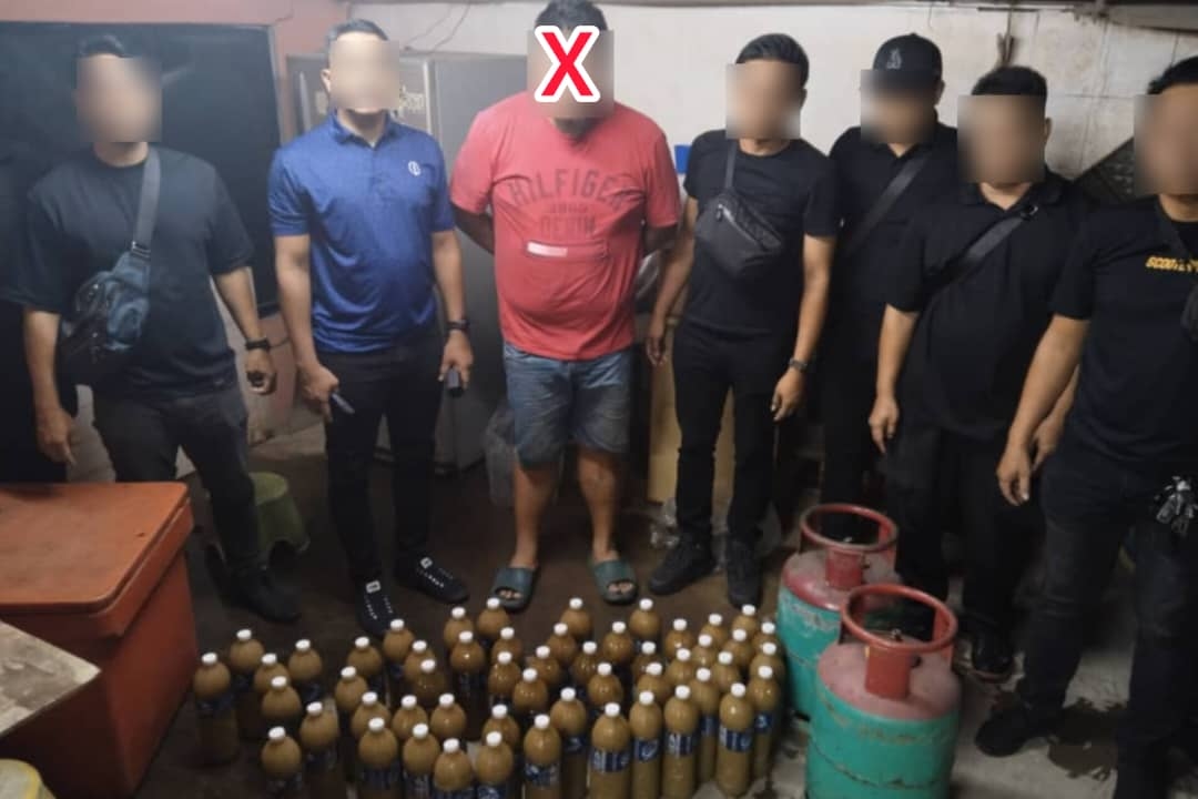 Three arrested in ketum bust in Putatan