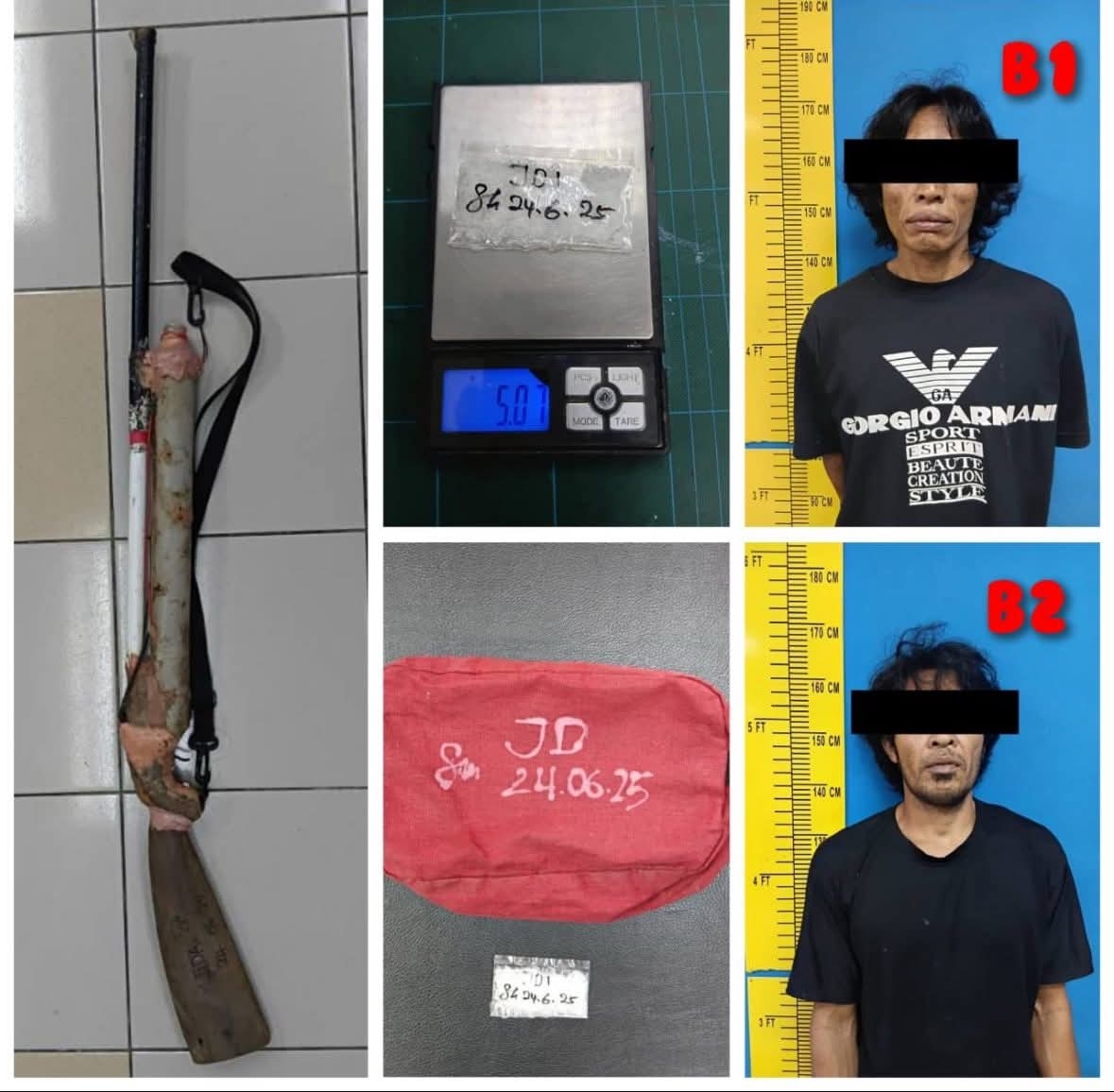 Drug ops in Lahad Datu lead to syabu, firearm find