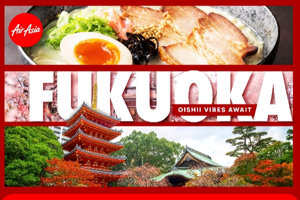 AirAsia launches new BKI to Fukuoka route