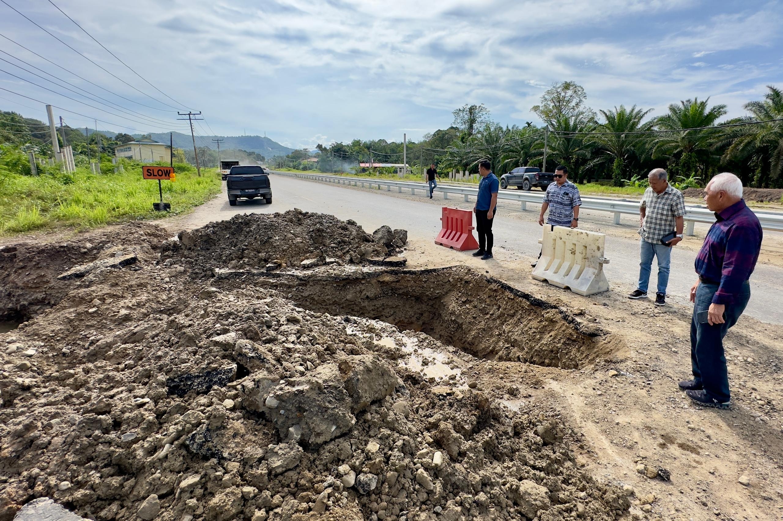 Uncovered hole: Pan Borneo contractor taken to task over